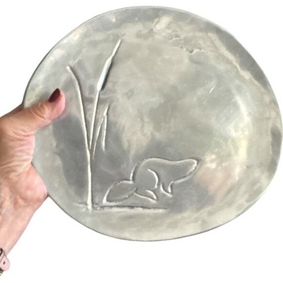 Vintage Hoselton Canada Hand Created Cast Aluminum Signed - Picture 3 of 10